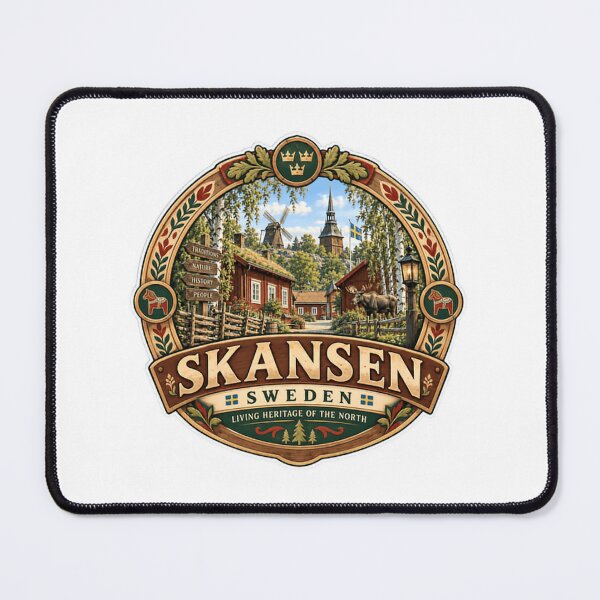 Item preview, Skansen Sweden Living Heritage Of The North Scandinavian Culture Tourist Souvenir designed and sold by JonesFlora2025.