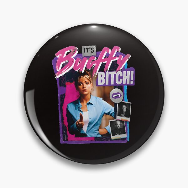Item preview, IT'S BUFFY BITCH! Retro 90s Character  designed and sold by Pocket-Pixel.