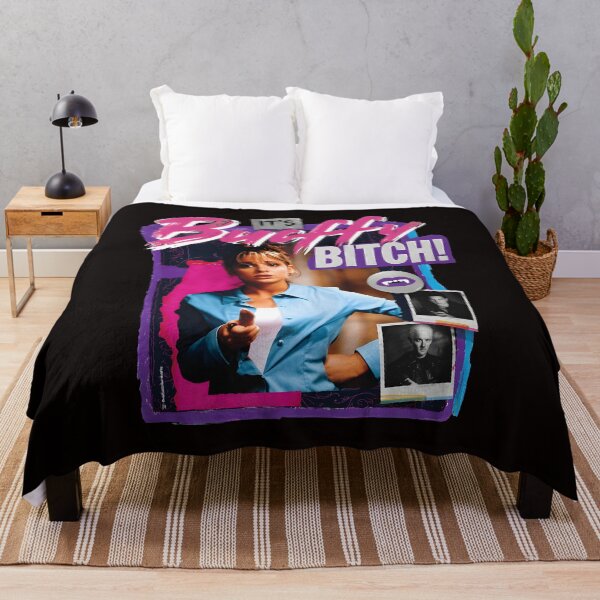 Item preview, IT'S BUFFY BITCH! Retro 90s Character  designed and sold by Pocket-Pixel.