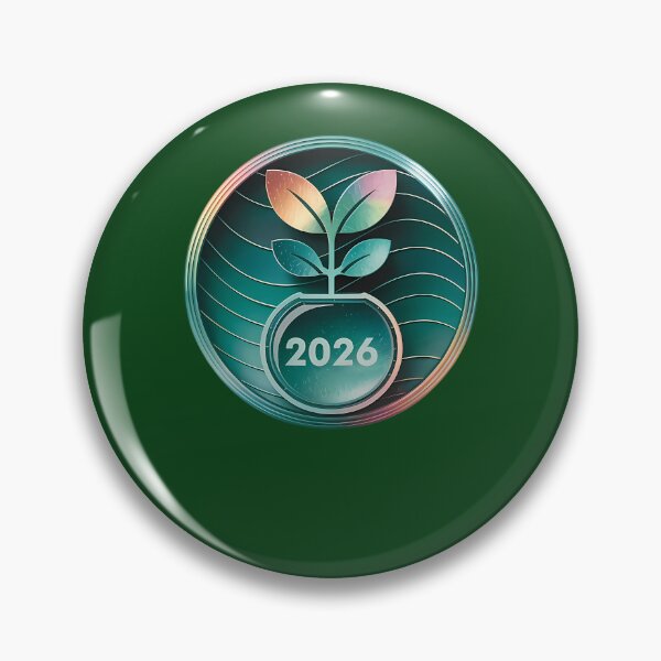 Item preview, Ecology 2026 Circular Badge 243 designed and sold by PBandDoodlese.
