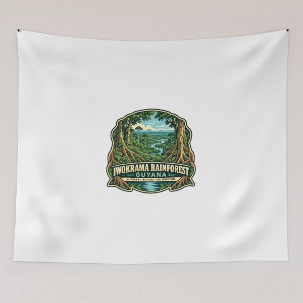 Item preview, Iwokrama Rainforest Guyana A Forest Beyond The Horizon South America Nature Travel Explorer designed and sold by JonesFlora2025.