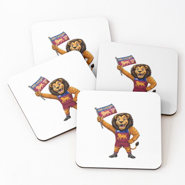 Item preview, Brisbane Lions Mascot designed and sold by PurrfectionMeow.