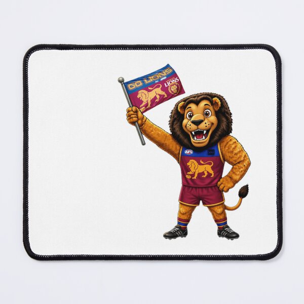 Item preview, Brisbane Lions Mascot designed and sold by PurrfectionMeow.
