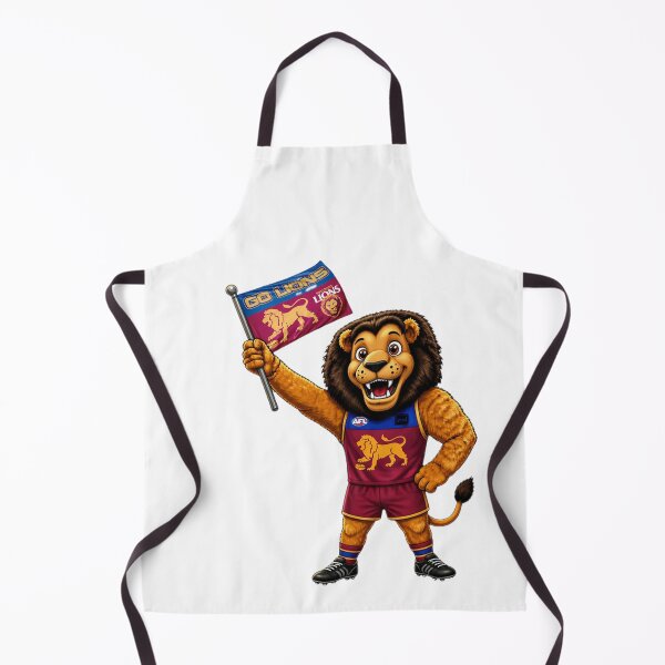 Item preview, Brisbane Lions Mascot designed and sold by PurrfectionMeow.