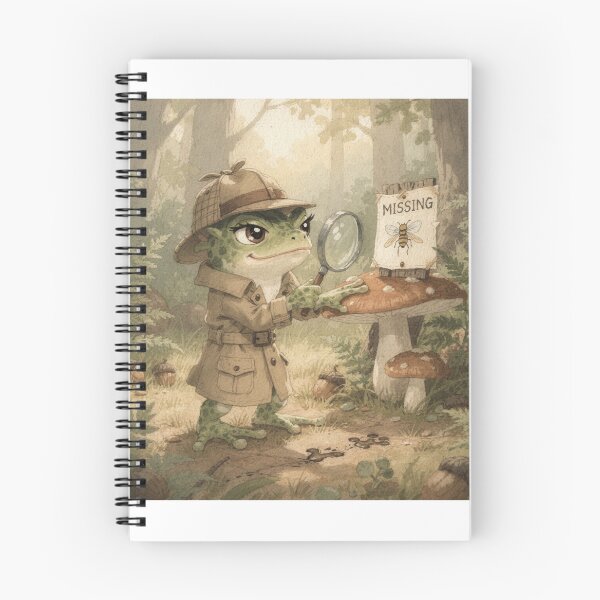 Item preview, Toad Detective on the Case of the Missing Fly designed and sold by PictorialWhimsy.