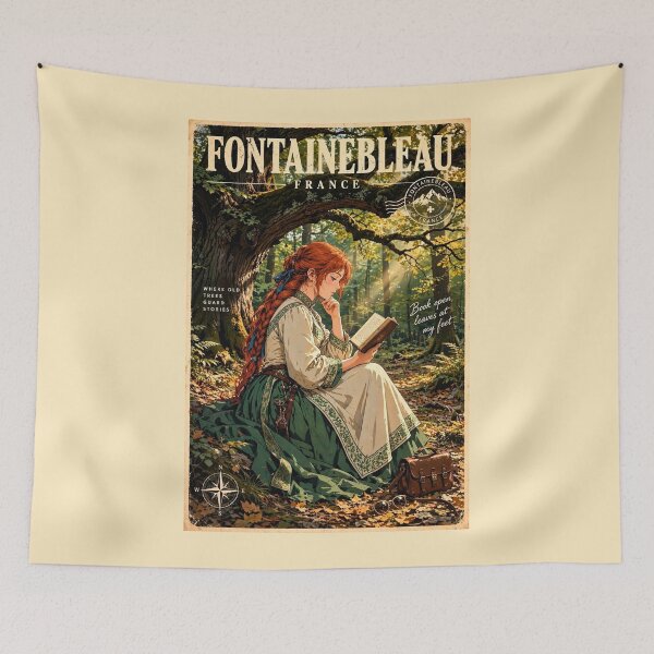 Item preview, France, Fontainebleau Forest - A Book Beneath Fontainebleau designed and sold by DibujandoPorfa.