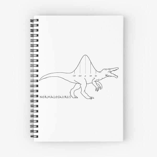Item preview, Normalosaurus. The normally-distributed data-saur. designed and sold by Data-ish.