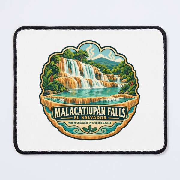 Item preview, Malacatiupán Falls El Salvador Warm Cascades In A Green Valley Travel Tourist designed and sold by JonesFlora2025.