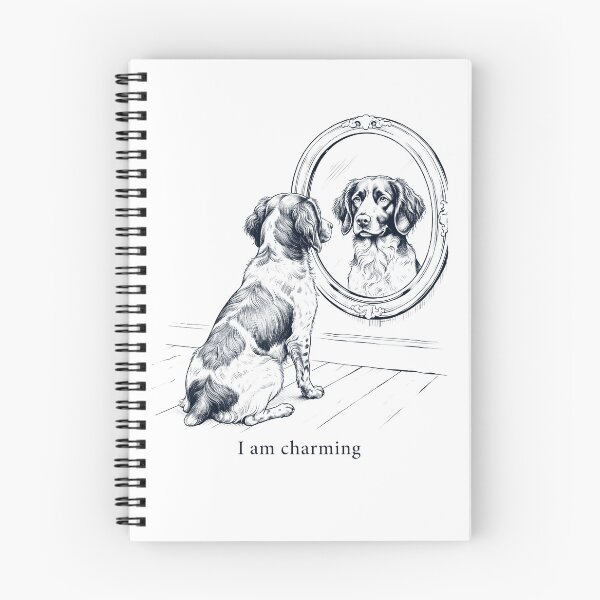 Item preview, Small Munsterlander Pointer I Am Charming Mirror Meme Dog Lover designed and sold by dian-rody-crest.