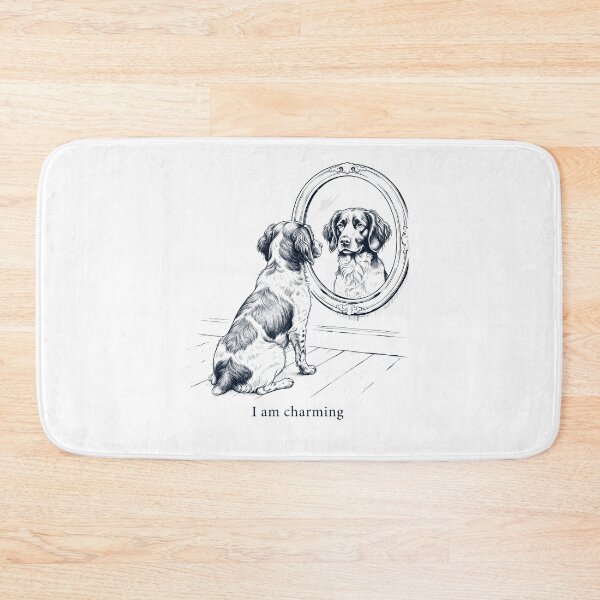 Item preview, Small Munsterlander Pointer I Am Charming Mirror Meme Dog Lover designed and sold by dian-rody-crest.