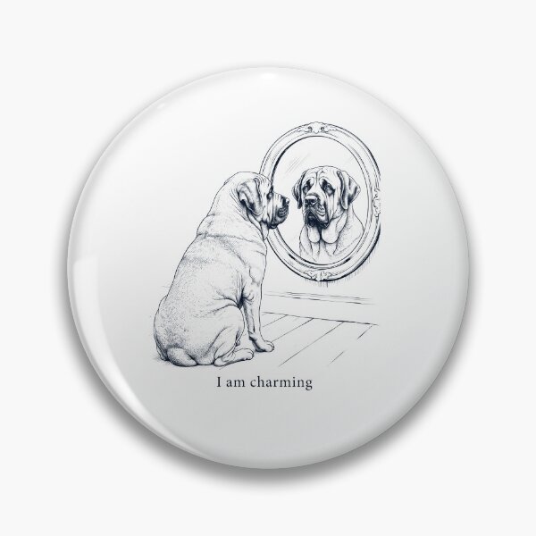 Item preview, Spanish Mastiff I Am Charming Mirror Meme Dog Lover designed and sold by dian-rody-crest.