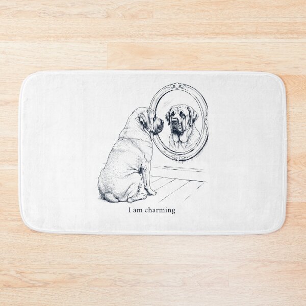 Item preview, Spanish Mastiff I Am Charming Mirror Meme Dog Lover designed and sold by dian-rody-crest.