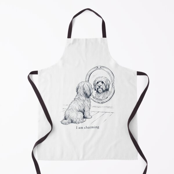 Item preview, Tibetan Terrier I Am Charming Mirror Meme Dog Lover designed and sold by dian-rody-crest.