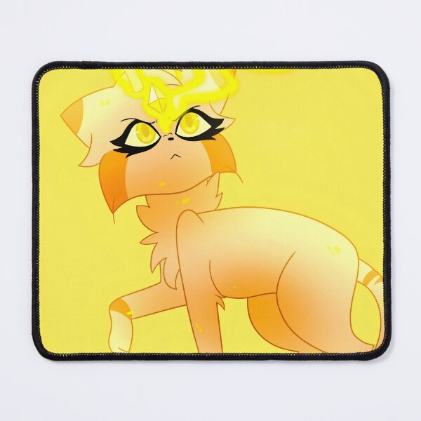 Item preview, Glowing Yellow Psychic Alien Cat Cartoon designed and sold by Ftahehasane.