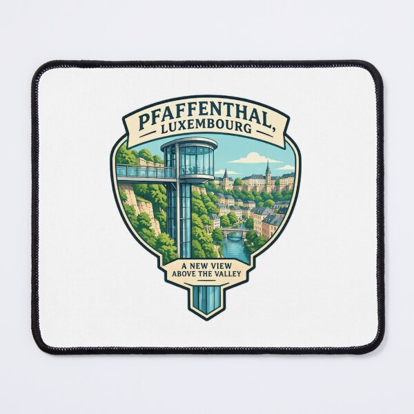 Item preview, Pfaffenthal Luxembourg Travel Souvenir A New View Above The Valley designed and sold by JonesFlora2025.