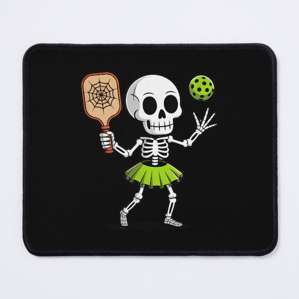Item preview, Spooky Dink Spooky Pickleball Halloween Skeleton Sport designed and sold by ZariahNey.