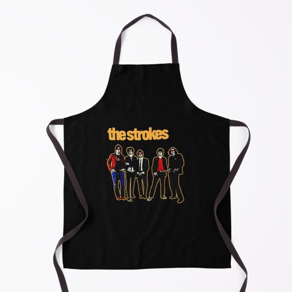 Item preview, The Strokes Yellow Logo Silhouette Band T-Shirt designed and sold by cubomtumeshop.