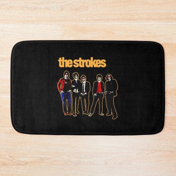 Item preview, The Strokes Yellow Logo Silhouette Band T-Shirt designed and sold by cubomtumeshop.
