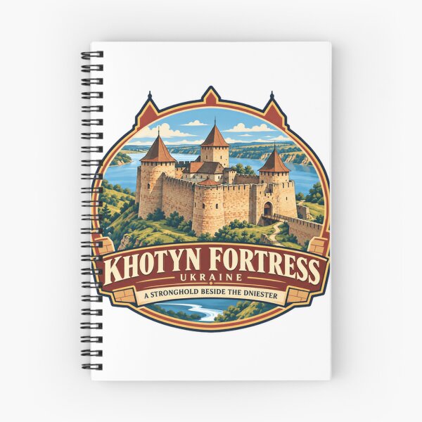 Item preview, Khotyn Fortress Ukraine A Stronghold Beside The Dniester Ukrainian History Travel designed and sold by JonesFlora2025.