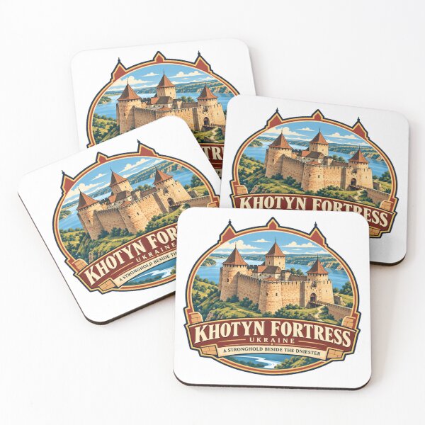 Item preview, Khotyn Fortress Ukraine A Stronghold Beside The Dniester Ukrainian History Travel designed and sold by JonesFlora2025.