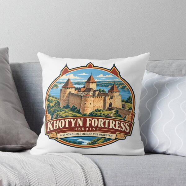 Item preview, Khotyn Fortress Ukraine A Stronghold Beside The Dniester Ukrainian History Travel designed and sold by JonesFlora2025.