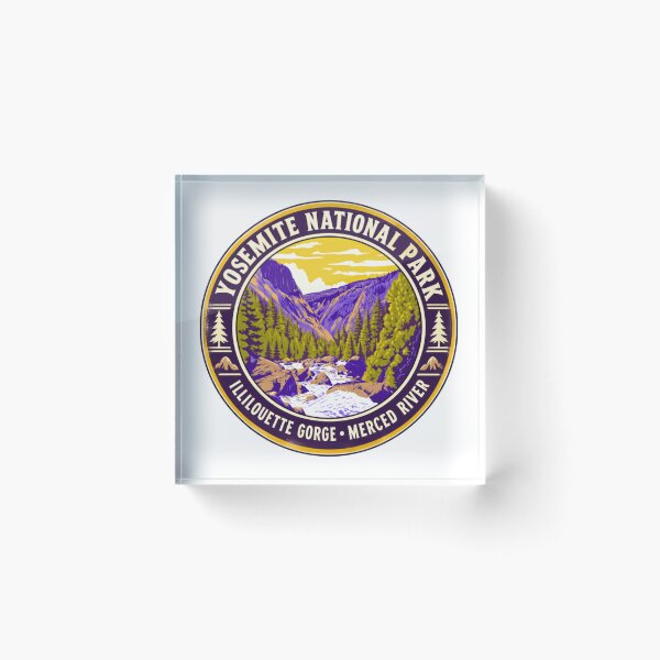 Item preview, Yosemite National Park Illilouette Gorge Merced River Travel Souvenir designed and sold by NeedForParks.