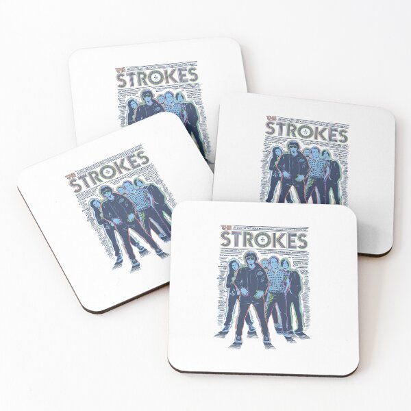Item preview, The Strokes Is This It Neon Line Art Band T-Shirt designed and sold by cubomtumeshop.