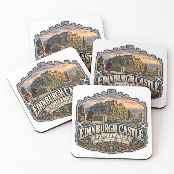 Item preview, Edinburgh Castle Scotland Crown Of The Old Town Scottish Heritage Travel designed and sold by JonesFlora2025.