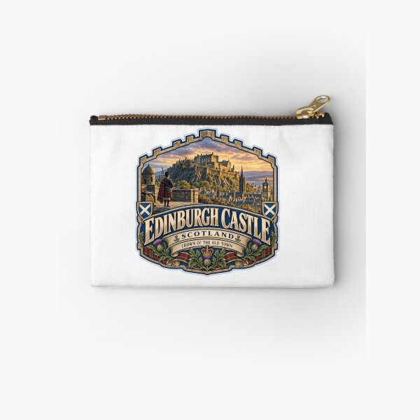 Item preview, Edinburgh Castle Scotland Crown Of The Old Town Scottish Heritage Travel designed and sold by JonesFlora2025.