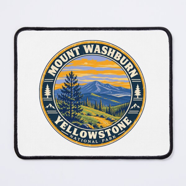 Item preview, Mount Washburn Yellowstone National Park Outdoors Explorer designed and sold by NeedForParks.