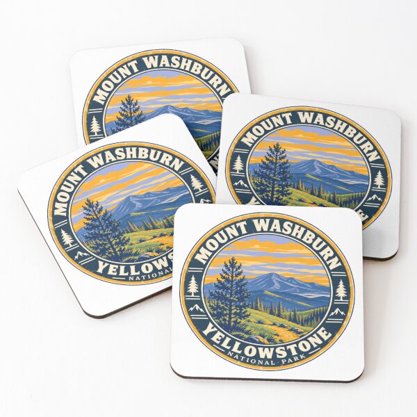 Item preview, Mount Washburn Yellowstone National Park Outdoors Explorer designed and sold by NeedForParks.