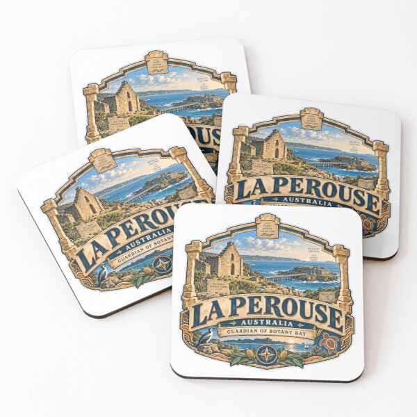 Item preview, La Perouse Australia Guardian Of Botany Bay Bare Island First Fleet designed and sold by JonesFlora2025.