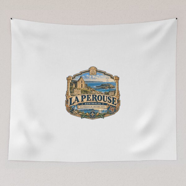 Item preview, La Perouse Australia Guardian Of Botany Bay Bare Island First Fleet designed and sold by JonesFlora2025.