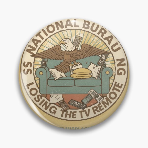 Item preview, National Bureau of Losing the TV Remote designed and sold by PictorialWhimsy.