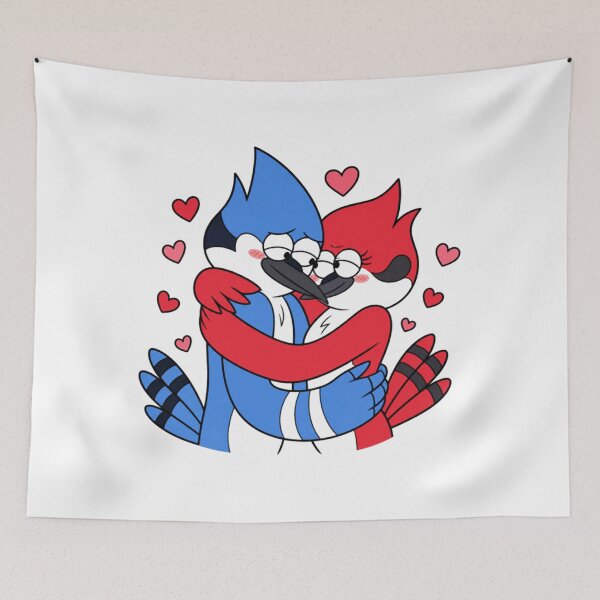 Item preview, Mordecai and Margaret Sweet Hug - Regular Show Fan Art  designed and sold by circliqueart.