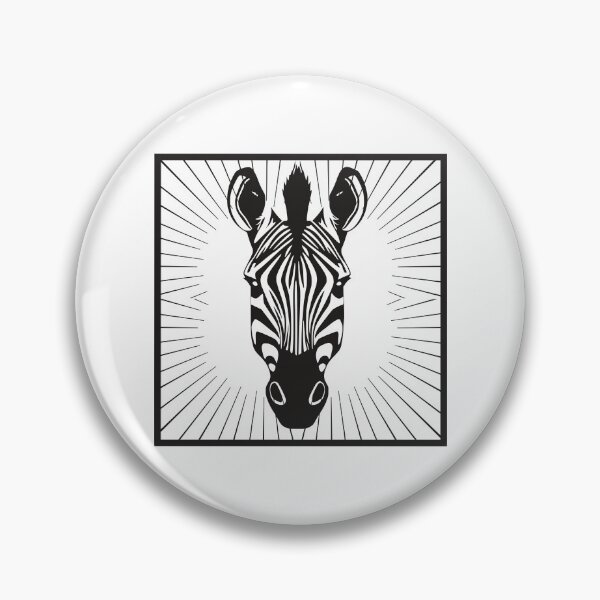 Item preview, Zebra Head Animal Sunburst Geometric  designed and sold by HYPNK.