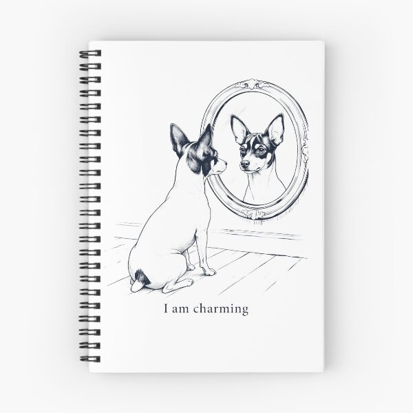 Item preview, Toy Fox Terrier I Am Charming Mirror Meme Dog Lover designed and sold by dian-rody-crest.