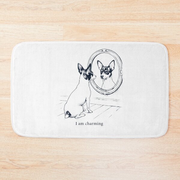 Item preview, Toy Fox Terrier I Am Charming Mirror Meme Dog Lover designed and sold by dian-rody-crest.