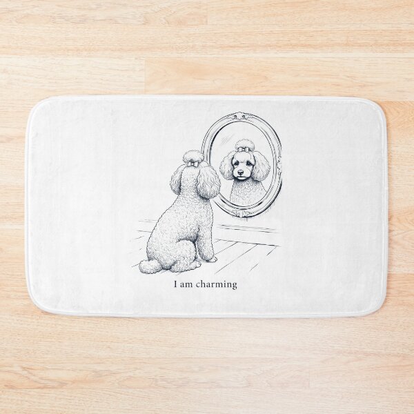 Item preview, Toy Poodle I Am Charming Mirror Meme Dog Lover designed and sold by dian-rody-crest.