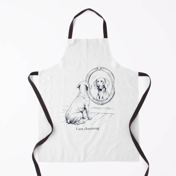 Item preview, Weimaraner I Am Charming Mirror Meme Dog Lover designed and sold by dian-rody-crest.