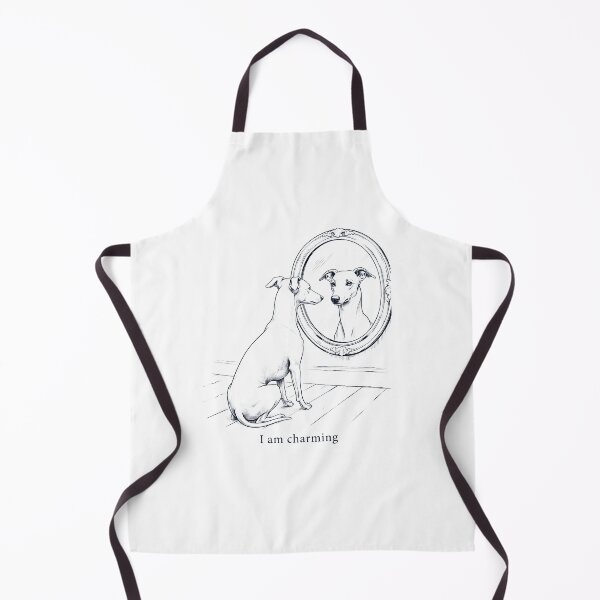 Item preview, Whippet I Am Charming Mirror Meme Dog Lover designed and sold by dian-rody-crest.