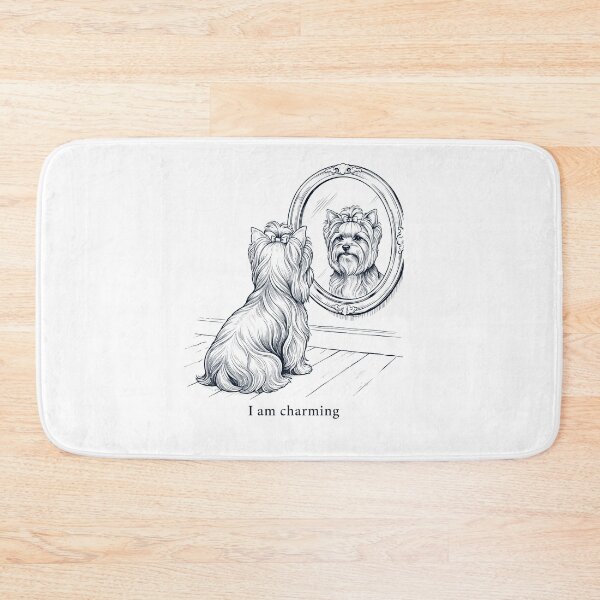Item preview, Yorkshire Terrier I Am Charming Mirror Meme Dog Lover designed and sold by dian-rody-crest.