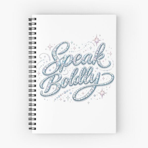 Item preview, Speak Boldly Sparkly Glam Typography Confident Quote Rhinestone Style Art designed and sold by inkoutninja.