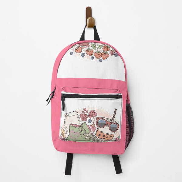 Item preview, Retro Strawberry Boba designed and sold by lifeinspired4u.