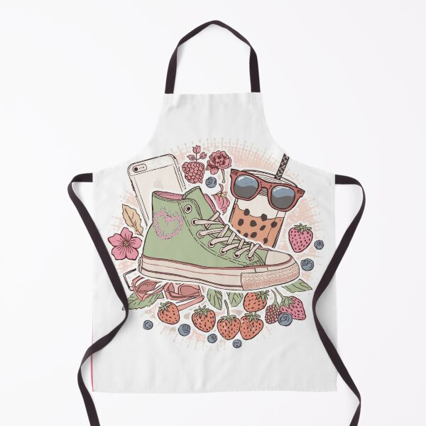 Item preview, Retro Strawberry Boba designed and sold by lifeinspired4u.