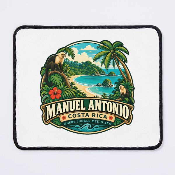 Item preview, Manuel Antonio Costa Rica Where Jungle Meets Sea Travel Vacation Tourist National Park Tropical Beach designed and sold by JonesFlora2025.