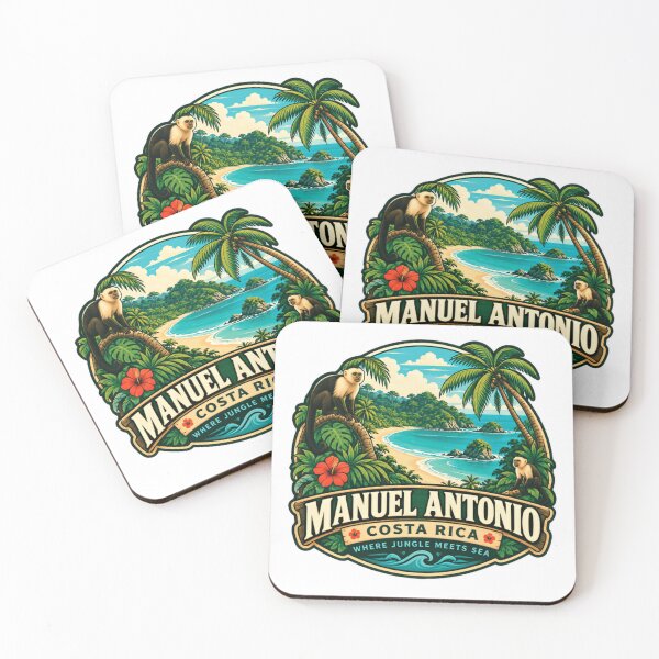 Item preview, Manuel Antonio Costa Rica Where Jungle Meets Sea Travel Vacation Tourist National Park Tropical Beach designed and sold by JonesFlora2025.