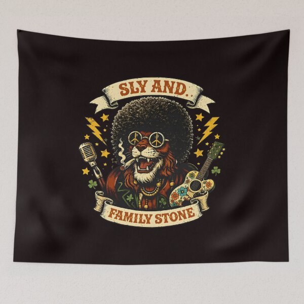 Item preview, Groovy Lion Afro Music Retro  designed and sold by EL-FASSY.