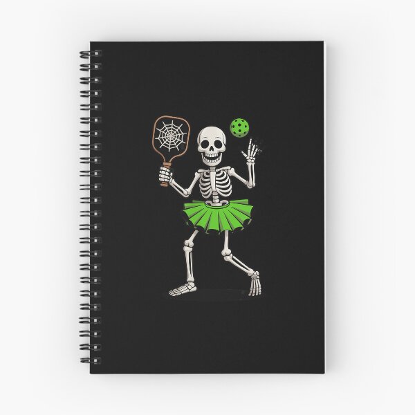 Item preview, Spooky Dink Spooky Pickleball Halloween Skeleton Sport designed and sold by ZariahNey.