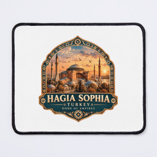 Item preview, Hagia Sophia Turkey Dome Of Empires Istanbul Travel Souvenir History Lover Gift designed and sold by JonesFlora2025.